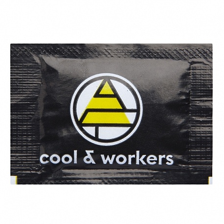 Sachet de sucre publicitaire Sucre Blanc Bio 4g personnalisé COOL AND WORKERS