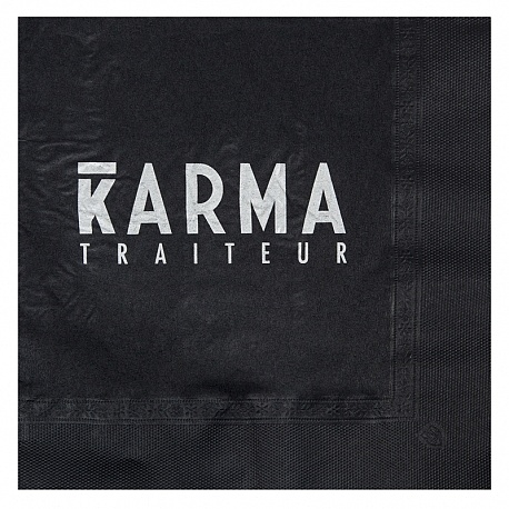 Serviette Cocktail Ouate personnalisée KARMA