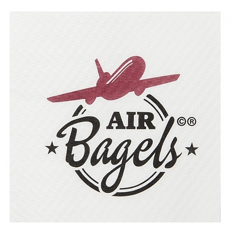 Serviette Ouate personnalisée AIR BAGELS